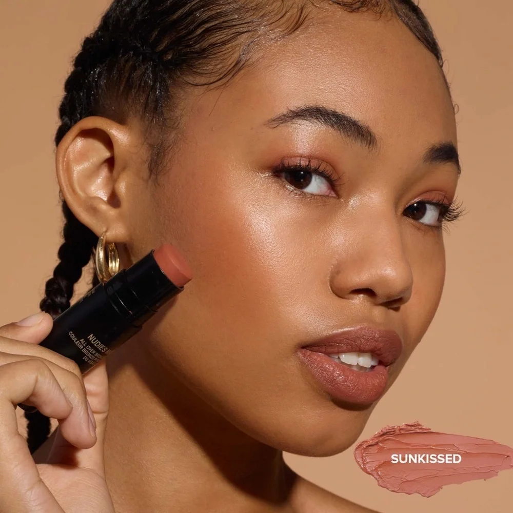 Nudestix SUNKISSED Nudies Cream Bronzer Stick | NEW | Matte Bronze Blush Stick